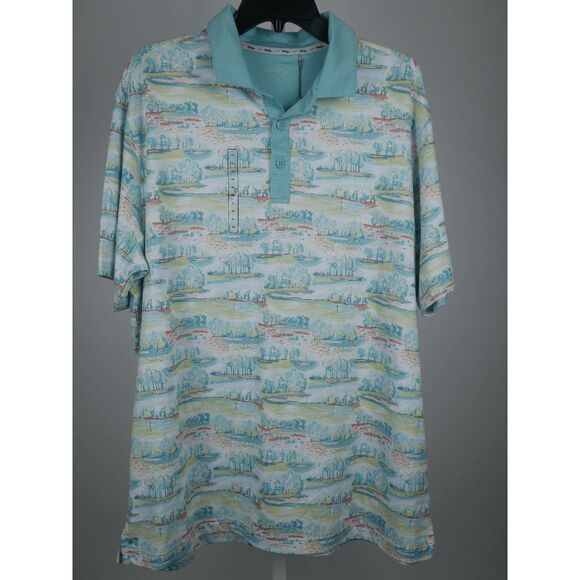 Walter Hagen Men's Clubhouse Country Club Printed Golf Polo S - Picture 2 of 5